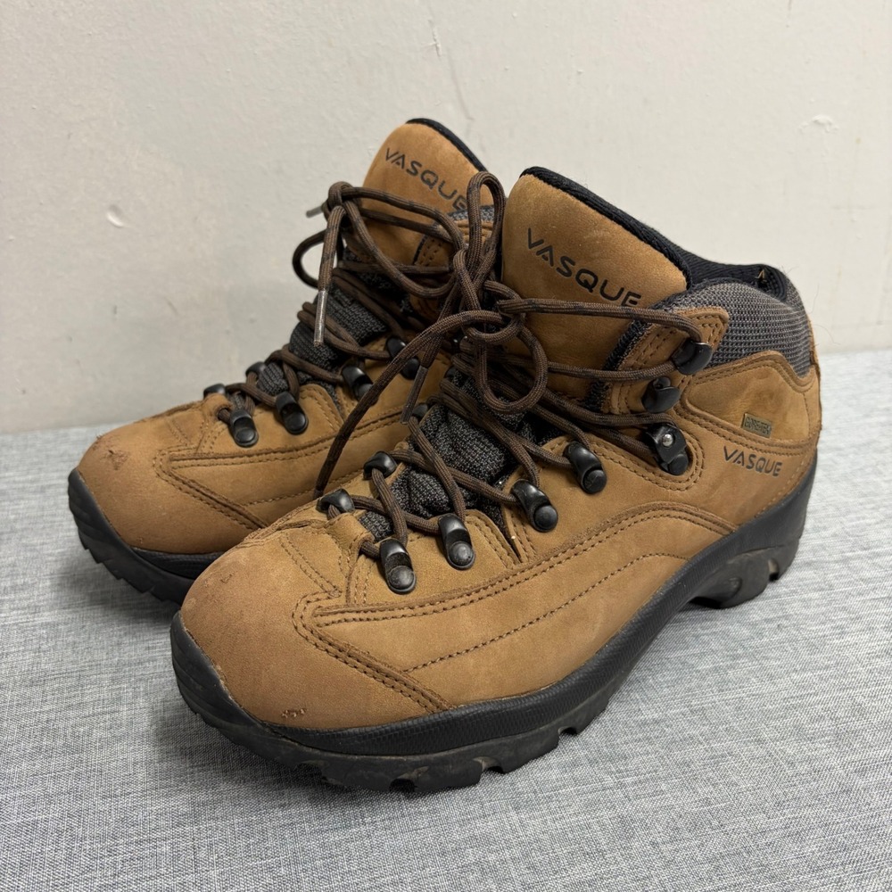 Vasque Hiking Boots Womens 7 Brown Gore-Tex Skywalk Waterproof Leather Trail